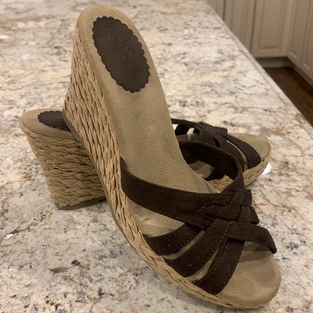 Espadrille Wedges Size 8 Gap